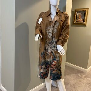 Chico's Floral Brown Jacket